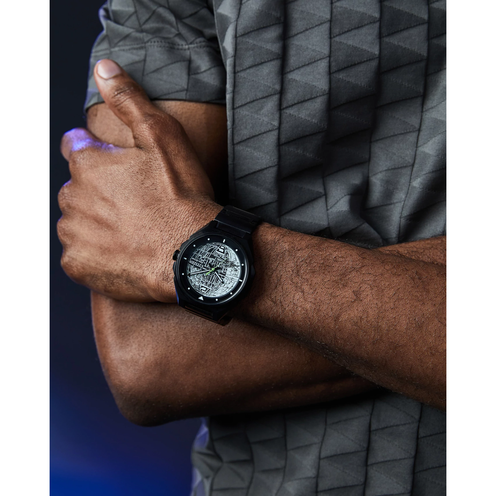 Reloj Citizen Estrella de la muerte negro edición especial Star Wars para Hombre con Eco-Drive BJ6539-50W | Elegancia Relojeria